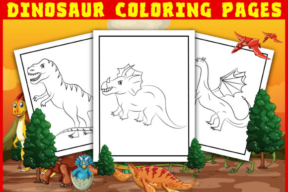 Dinosaur Coloring Pages for Kids: A Fun and Educational Resource for Young Learners