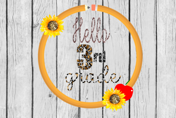 Hello 3rd Grade Sublimation Design: A Back-to-School Essential
