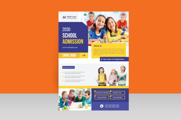 Junior School Admission Flyer Design