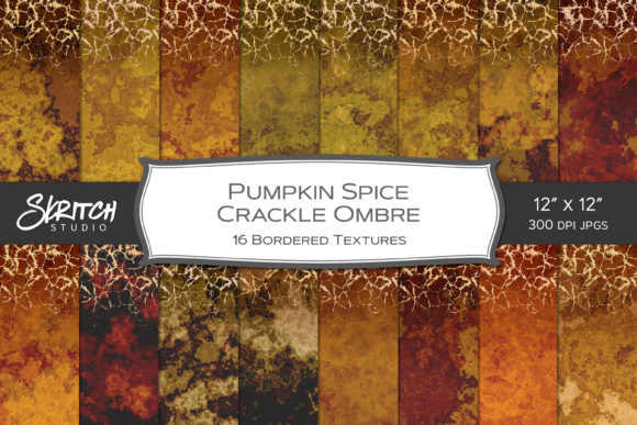 Pumpkin Spice Fall Glitter Crackle Ombre: A Versatile Tool for Autumn Creativity