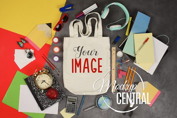 School Canvas Tote Bag Mockup: A Practical Tool for Creative Expression