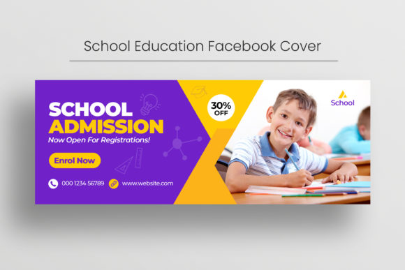 School Education Facebook Cover Template: A Modern Tool for Educational Institutions