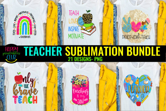 Teaching Sublimation Bundle- Teacher PNG