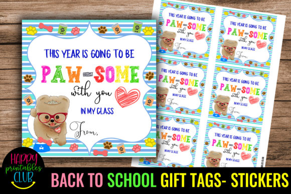 This Year is Going to Be Pawsome Sticker: A Back-to-School Essential